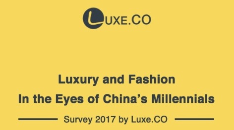 Luxe.CO Exclusive: “2017 Chinese Fashion Consumer Report”